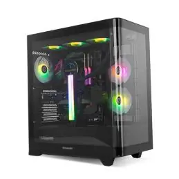 NOX Semitorre HUMMER ETHER Cristal Curvo Negro NOX Semitorre HUMMER ETHER Cristal Curvo Negro