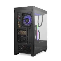 NOX Semitorre HUMMER ETHER Cristal Curvo Negro NOX Semitorre HUMMER ETHER Cristal Curvo Negro