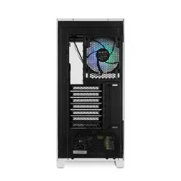 NOX Semitorre HUMMER ETHER Cristal Curvo Negro&Bla NOX Semitorre HUMMER ETHER Cristal Curvo Negro&Bla