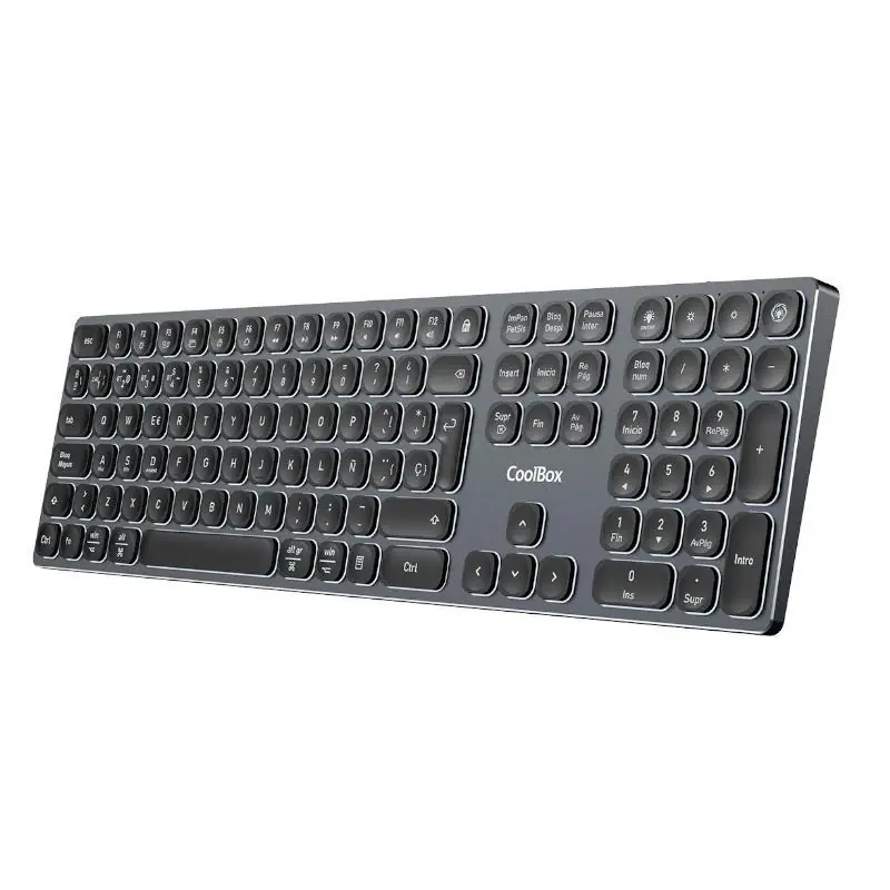 Coolbox Teclado Inal. Retroil.MOONLIGHT B431 Negro Coolbox Teclado Inal. Retroil.MOONLIGHT B431 Negro