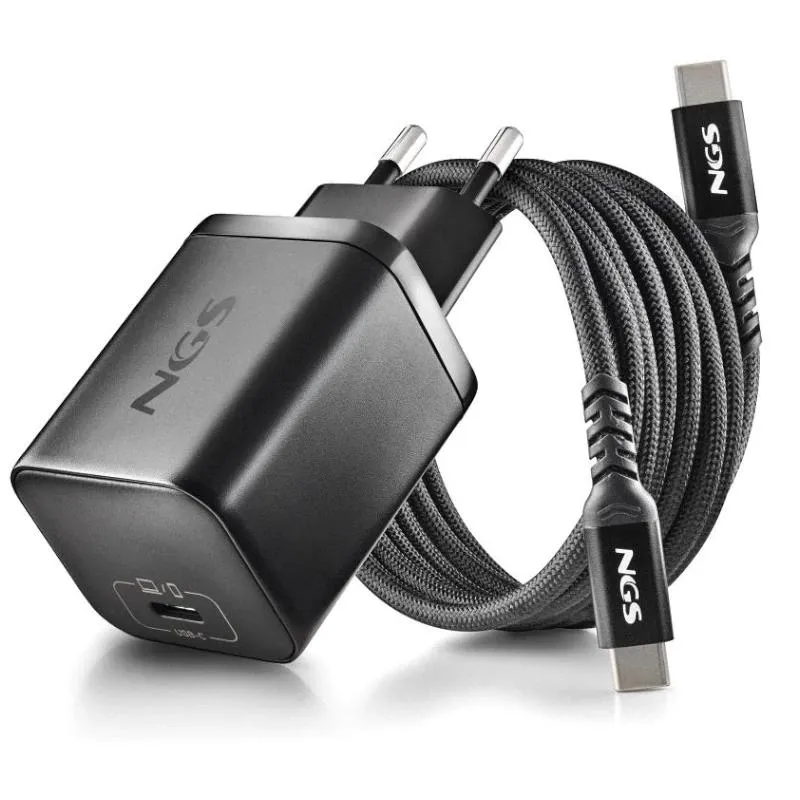 NGS PACK CARGA USBC 65W+CABL 1,5M+5 CLAVIJ HP