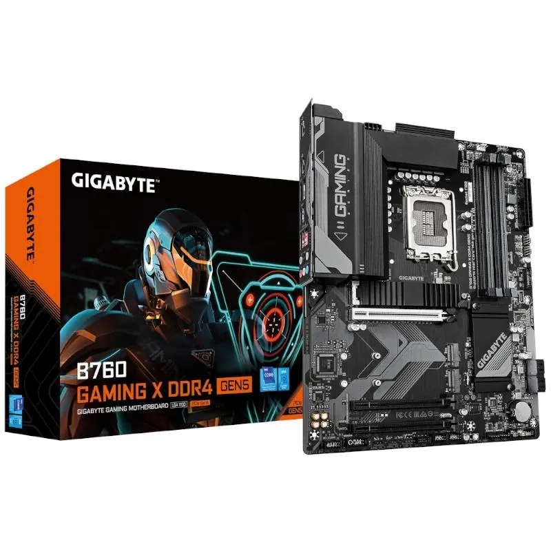 Gigabyte Placa Base B760 GAMING X D4 GEN5 ATX 1700 Gigabyte Placa Base B760 GAMING X D4 GEN5 ATX 1700