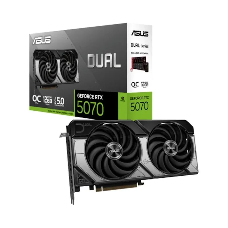 ASUS VGA NVIDIA DUAL RTX 5070 O12G DDR7 ASUS VGA NVIDIA DUAL RTX 5070 O12G DDR7