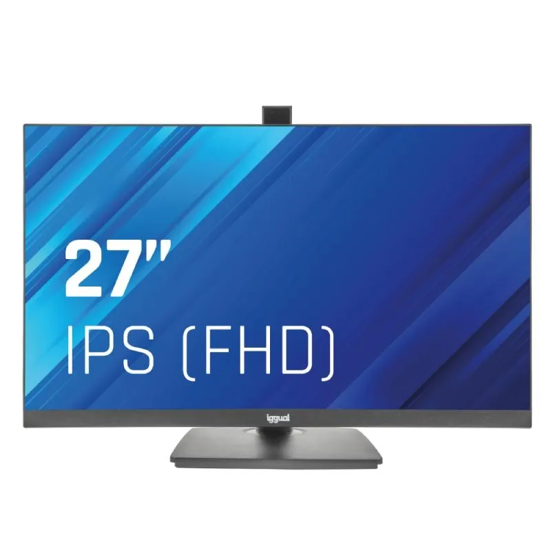 iggual Monitor 27" 120Hz 1ms HDMI VGA MM AA webcam iggual Monitor 27" 120Hz 1ms HDMI VGA MM AA webcam