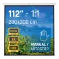 iggual Pantalla manual 1:1 112" 200x200 cm