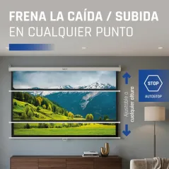 iggual Pantalla manual 16:9 92" 203x114 cm