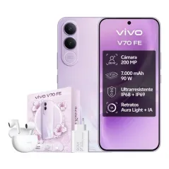 VIVO V70 FE 8Gb 256Gb Bundle Ch90w+ Buds3 Purple