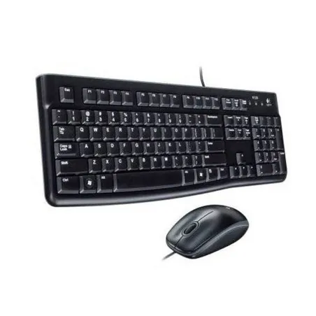 Logitech MK120 Teclado+Ratón Óptico 1000dpi USB