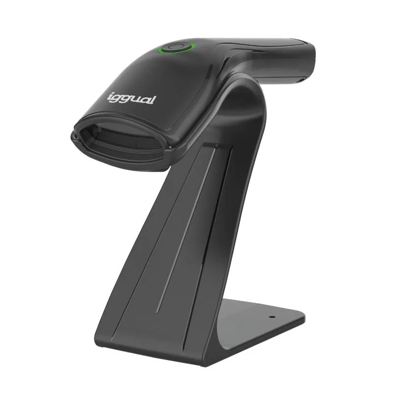 iggual Lector código barras 2D USB botón soporte iggual Lector código barras 2D USB botón soporte