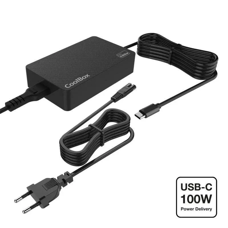CoolBox Cargador Portátil GAN USB-C 100W CoolBox Cargador Portátil GAN USB-C 100W