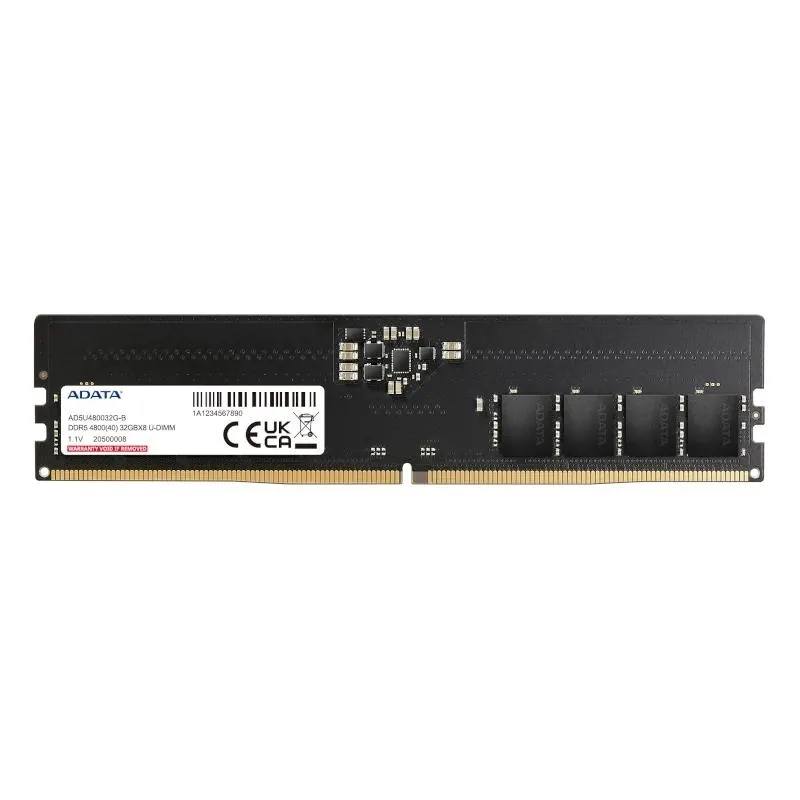 ADATA RAM AD5U480032G-S 32GB 4800Mhz DDR5 ADATA RAM AD5U480032G-S 32GB 4800Mhz DDR5