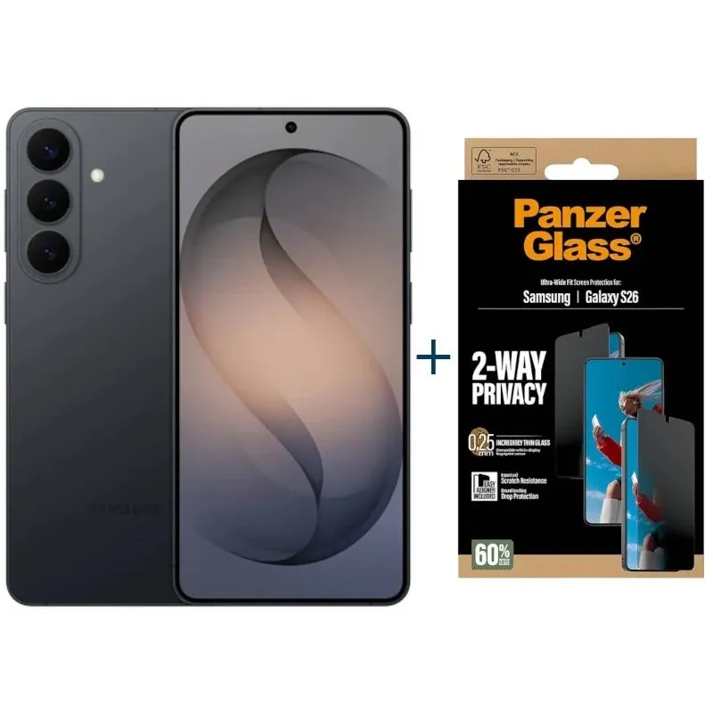 Samsung Galaxy S26 5G 256Gb Black+Prot Priv Panzer Samsung Galaxy S26 5G 256Gb Black+Prot Priv Panzer