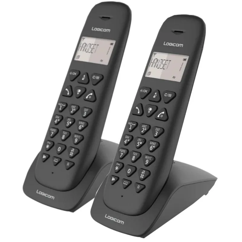 Logicom Telefono DECT Vega 250 Negro Duo Logicom Telefono DECT Vega 250 Negro Duo