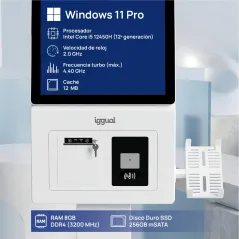 iggual Kiosco interactivo FHD ORCHID 27" W11Pro
