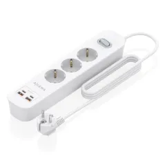 Aisens Regleta 3 tomas interruptor PD 2xUSBC 2xUSB