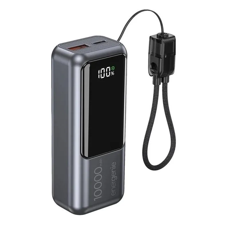 Gembird Powerbank con LCD 10000 mAh Gris Gembird Powerbank con LCD 10000 mAh Gris
