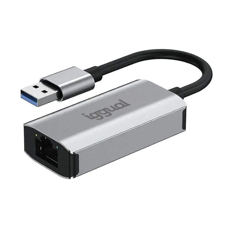 iggual Adaptador USB-A 3.0 a RJ45 Gigabit