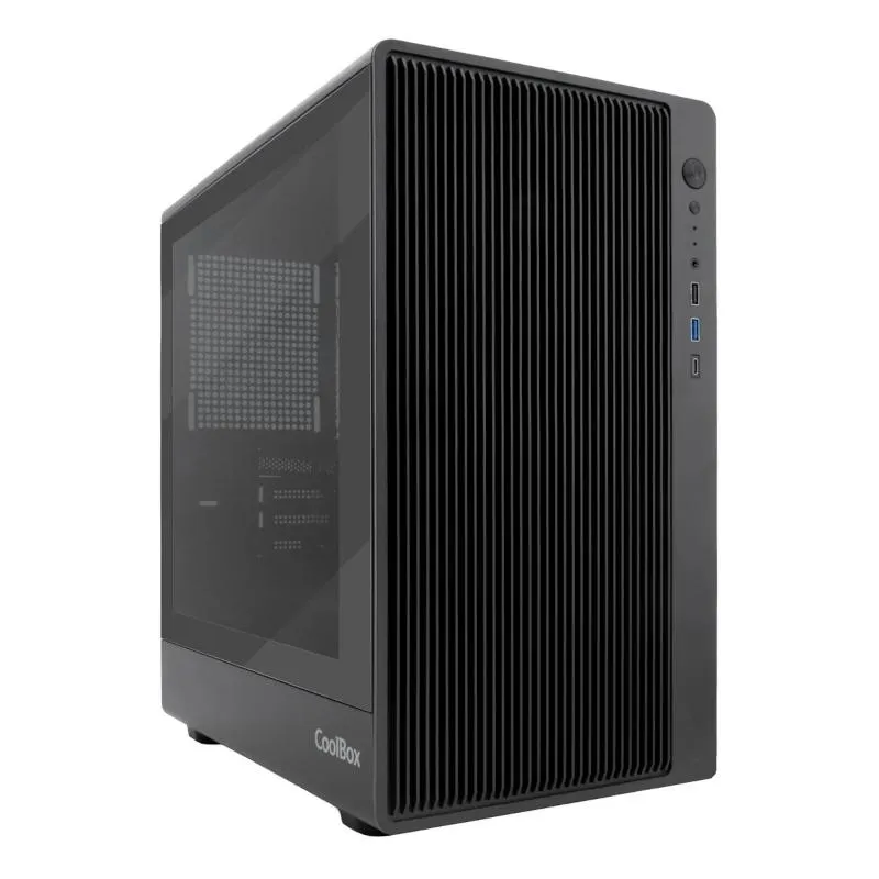 Coolbox Caja Gaming MATX GM350 DARKFACE USB-C 3.2 Coolbox Caja Gaming MATX GM350 DARKFACE USB-C 3.2