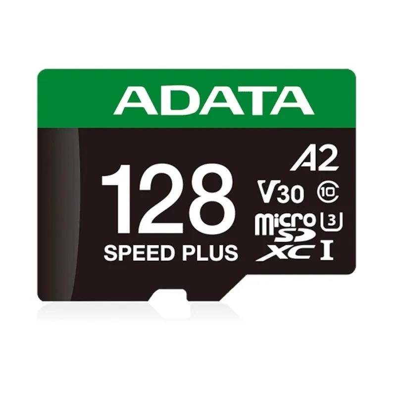 ADATA Speed Plus microSDXC UHS-I 128GB U3 V30 A2 ADATA Speed Plus microSDXC UHS-I 128GB U3 V30 A2